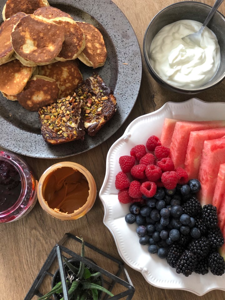 Lækre banana pancakes