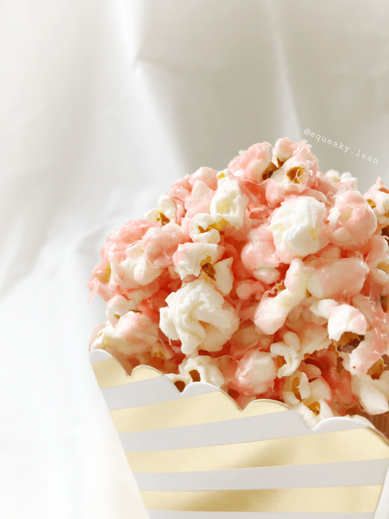 Unicorn! Eller popcorn med skumfidus-overtræk.