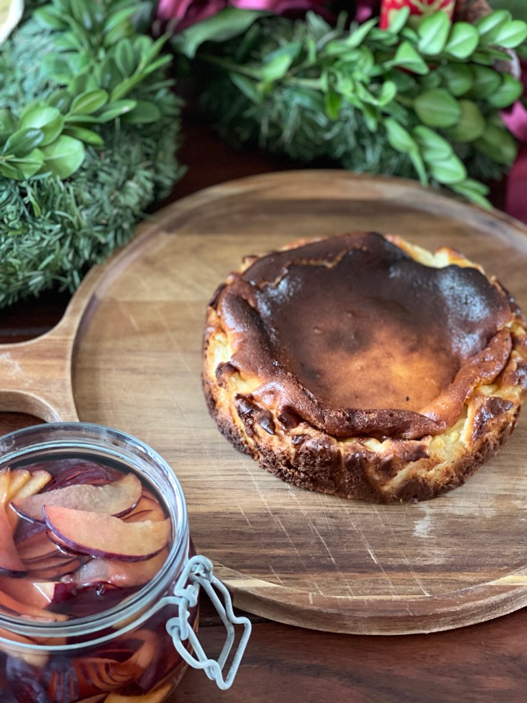 Brændt cheesecake med den karamelliserede top. Mums!