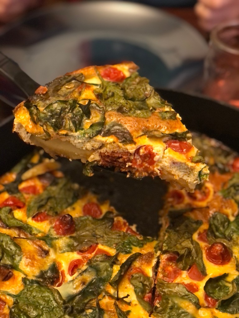 Spis din frittata som et lækkert aftensmåltid, 
eller server den som hovedattraktion på frokostbordet