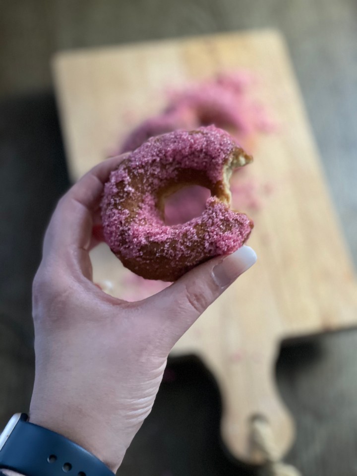 En lækker, saftig kagedonut--kun til dig.